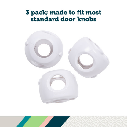 Parent Grip Door Knob Covers 3pk