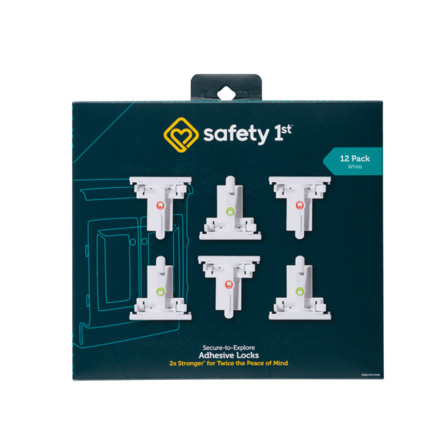 Secure-to-Explore Adhesive Locks (12 locks)