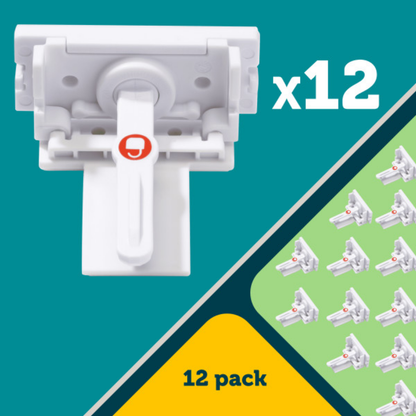 Secure-to-Explore Adhesive Locks (12 locks)