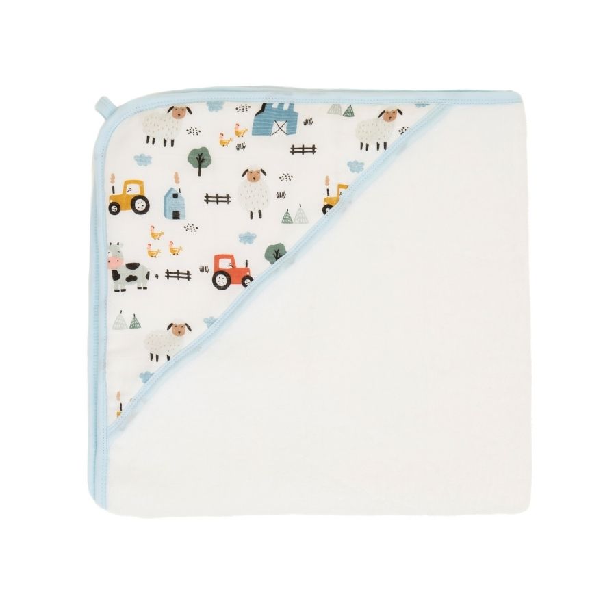 منشفة بغطاء رأس - باقة زهور