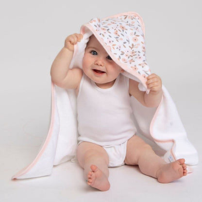 منشفة بغطاء رأس - باقة زهور