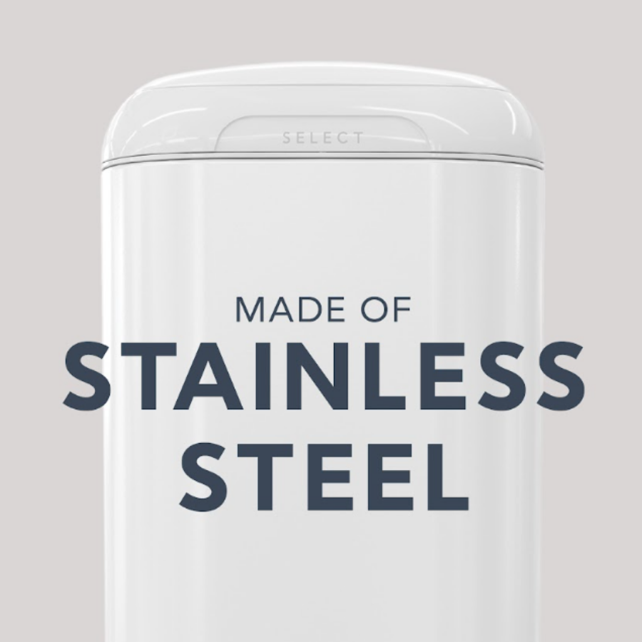 Select Odor Lock Stainless Steel Diaper Pail