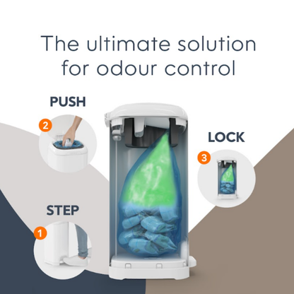 Select Odor Lock Stainless Steel Diaper Pail