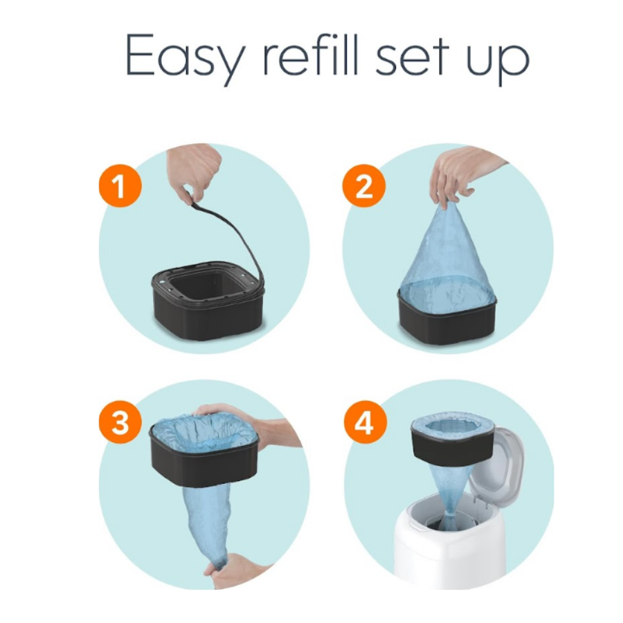 Jumbo Octagonal Nappy Pail Refill