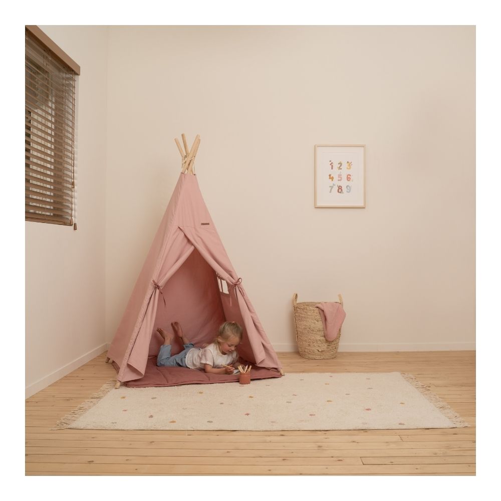 Little Dutch Kids Teepee Tent Pink 