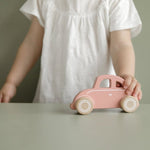 Wooden Toy Pink Car
