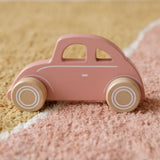 Wooden Toy Pink Car
