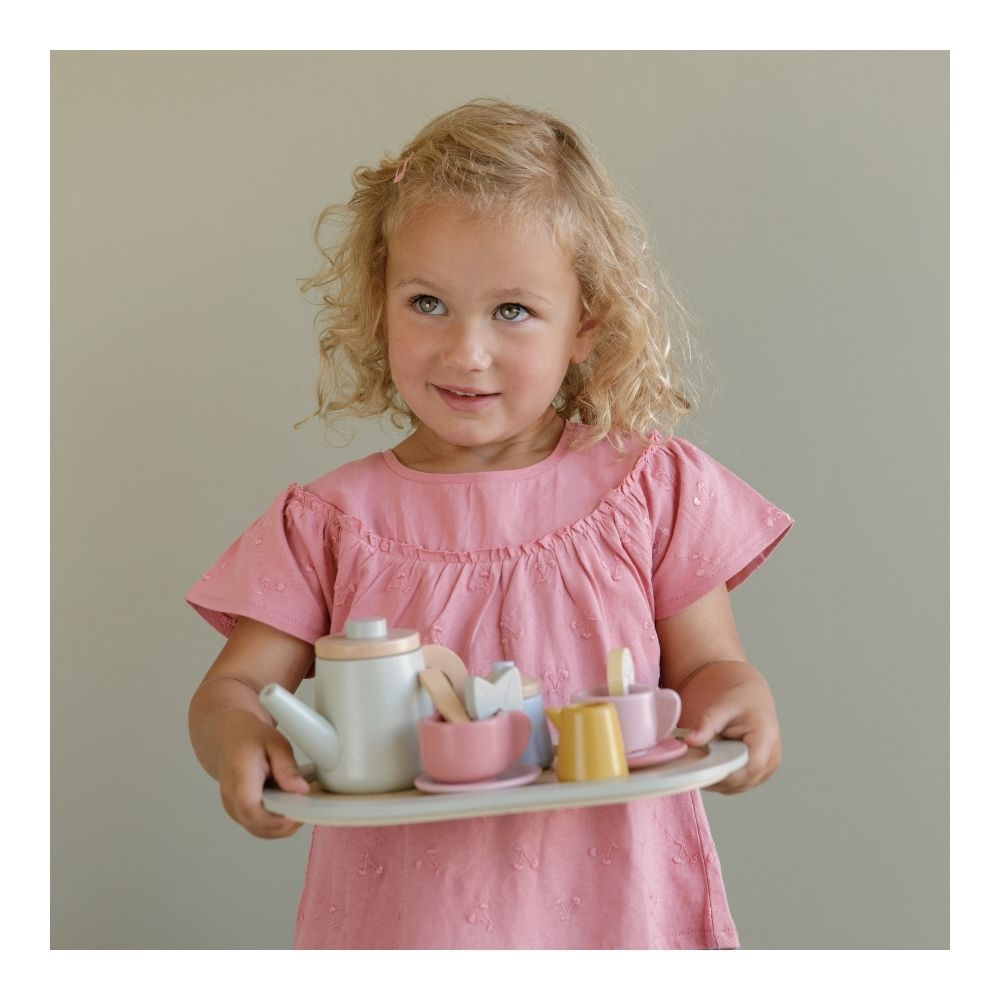 Kids Wooden Tea Service Set - Little Dutch 