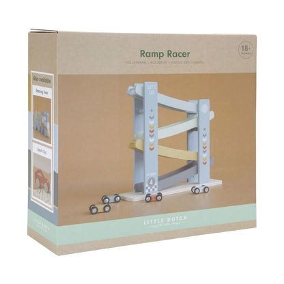 Perfect Package - Wooden Ramp Racer Cars Blue