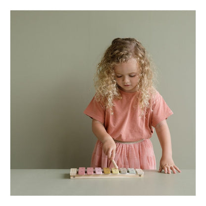 Kids Musical Instruments Xylophone In Pink -  Little Dutch