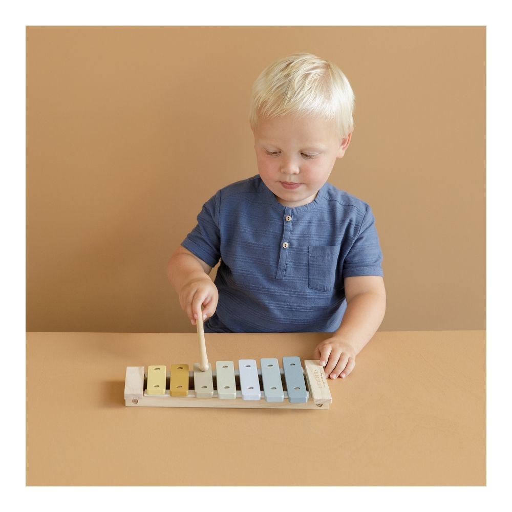 Little Dutch Xylophone In Blue - Kids Musical Instruments 