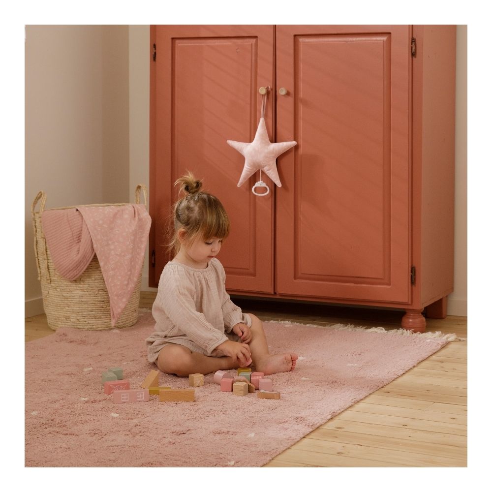 Wooden Building Blocks Pink - Block Play Time 
