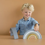 *Pre-order April* Wooden Toy Rainbow Blue