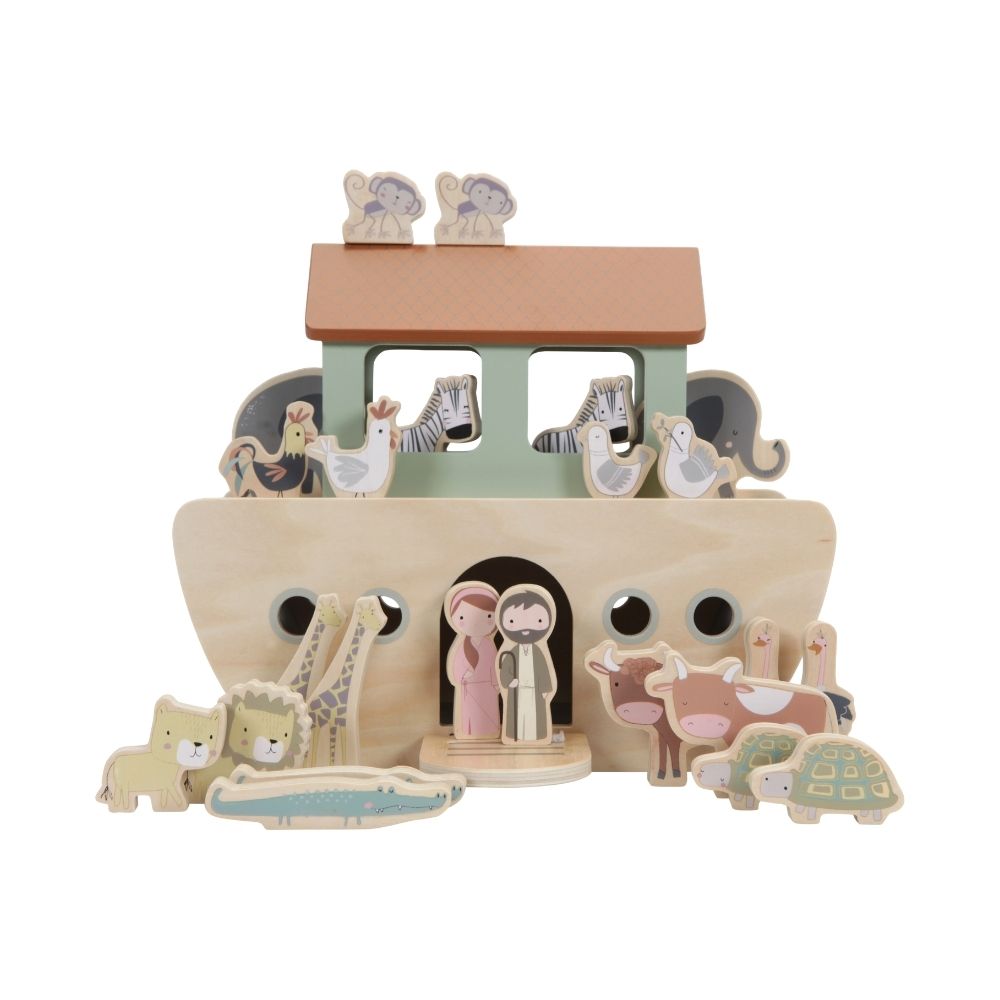 Wooden Play Set - Noah's Ark - Buy From Sweet Pea UAE, KSA