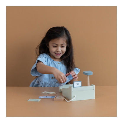Little Dutch Wooden Toy Cash Register with Scanner
