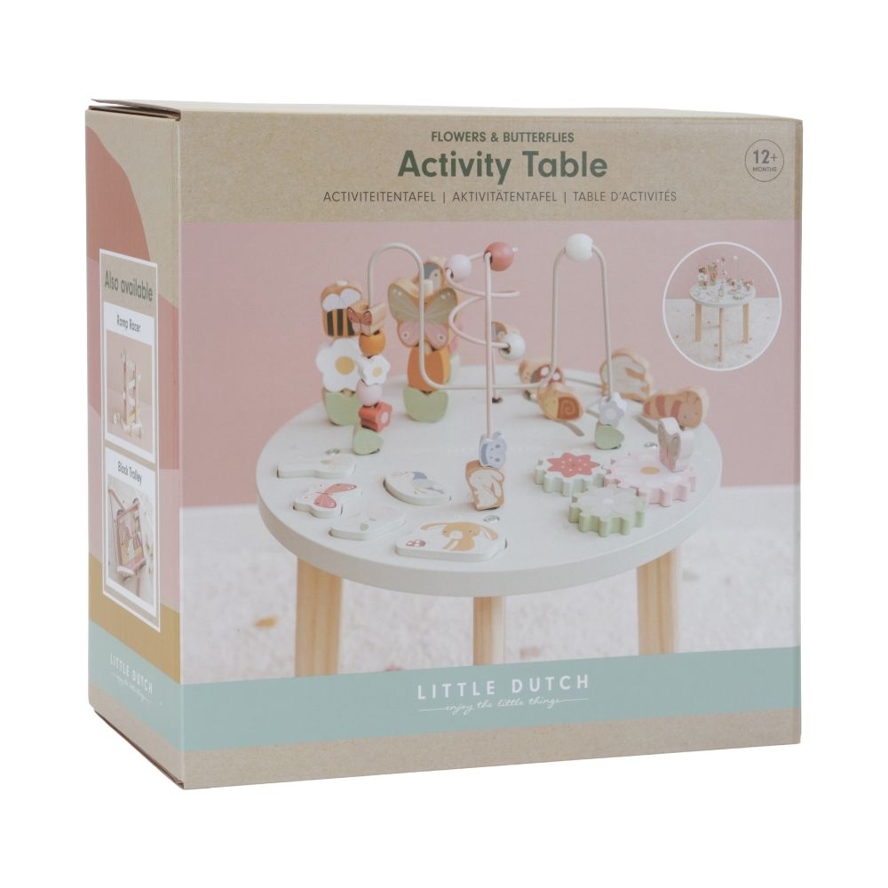 Activity Table Flowers & Butterflies - Kids' Play Table 