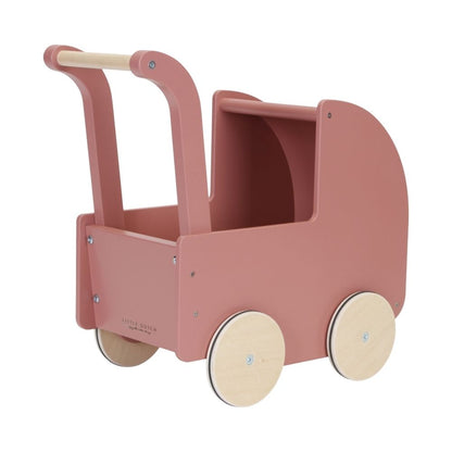 Wooden Doll Pram with Blanket Set - Order From Sweet Pea UAE