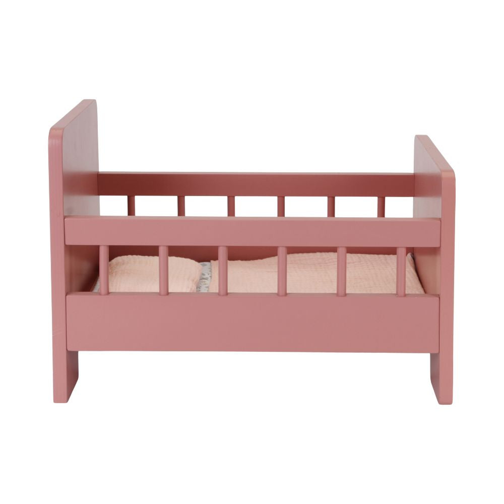 Little Dutch Wooden Doll Bed with Blanket Set - UAE, KSA