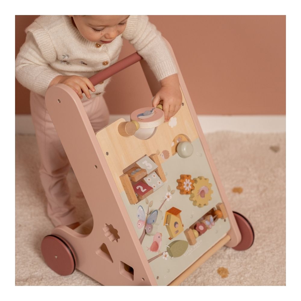 Multi-Activity Baby Walker Flowers & Butterflies - It Included 8 activities