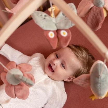 Wooden Music Mobile - Flowers & Butterflies