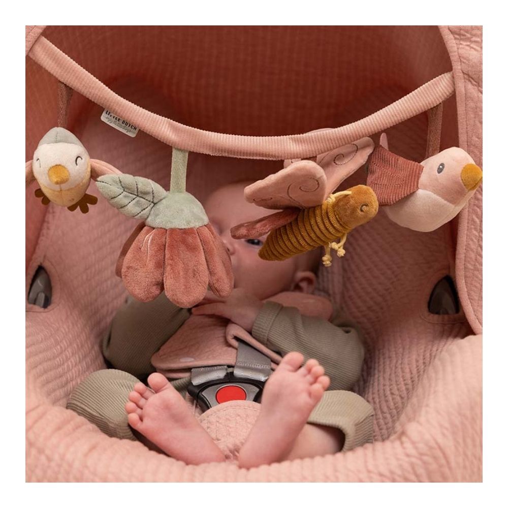 Stroller Toy Chain Flowers & Butterflies - Buy Online From Sweet Pea