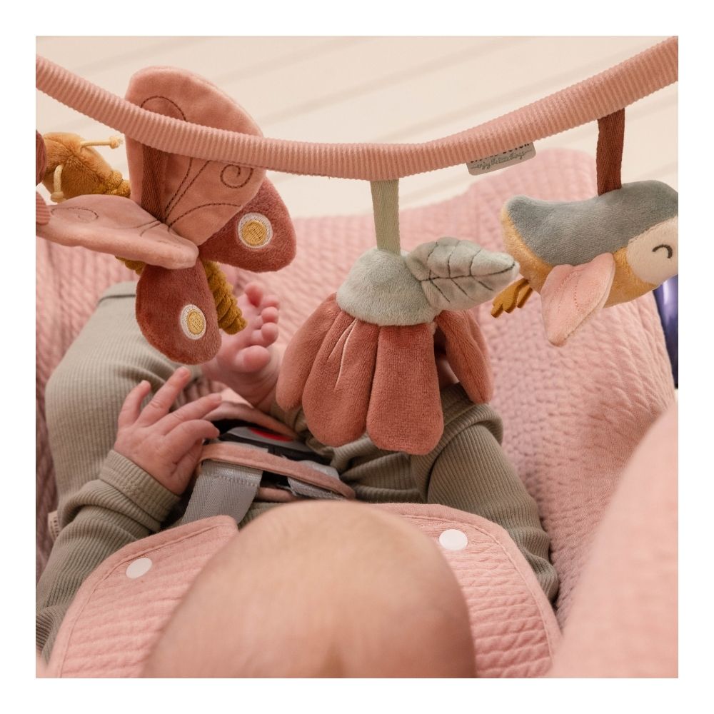 Stroller Toy Chain Flowers & Butterflies