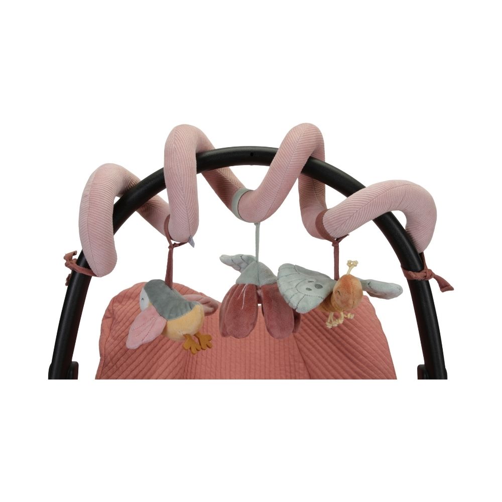 Activity spiral flowers & butterflies, engage babies both at home and on the go.