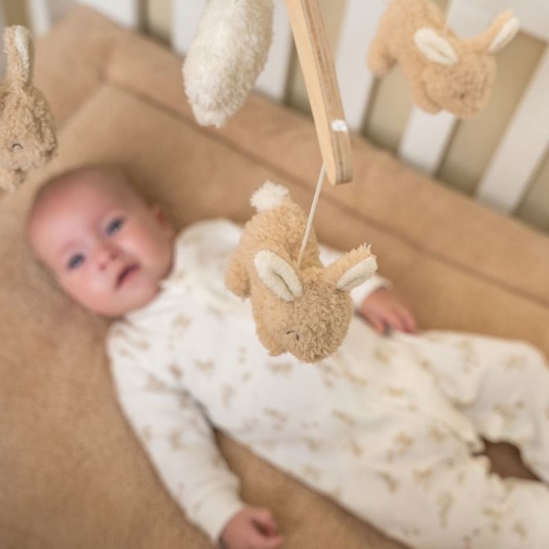 Wooden Music Mobile - Baby Bunny