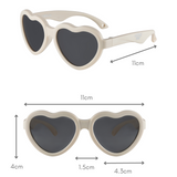 Ella - Cream Baby Sunglasses