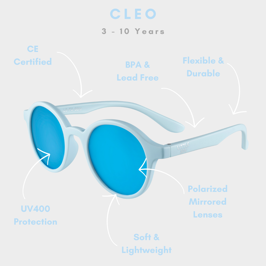 Cleo - Kids Sunglasses (3-10 years) | Collection with Mirrored and Standard Lenses, UV Protection