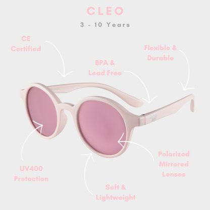 Cleo - Kids Sunglasses (3-10 years) | Collection with Mirrored and Standard Lenses, UV Protection
