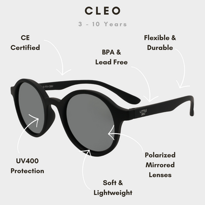 Cleo - Kids Sunglasses (3-10 years) | Collection with Mirrored and Standard Lenses, UV Protection