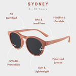 Sydney - Clay Kids Sunglasses