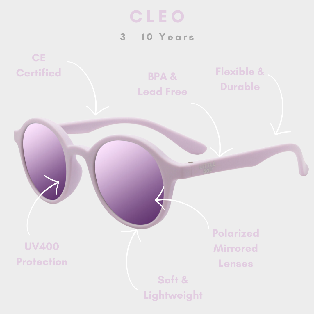 Cleo - Kids Sunglasses (3-10 years) | Collection with Mirrored and Standard Lenses, UV Protection