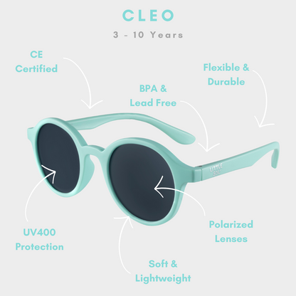Cleo - Kids Sunglasses (3-10 years) | Collection with Mirrored and Standard Lenses, UV Protection