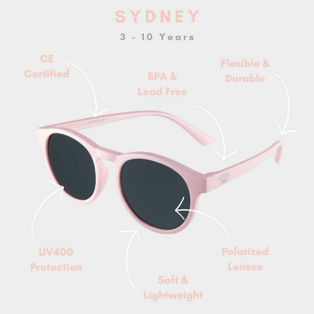 Sydney Soft Pink Kids Sunglasses Sweet Pea Kids