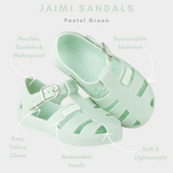Jaimi Sandal - Pastel Green