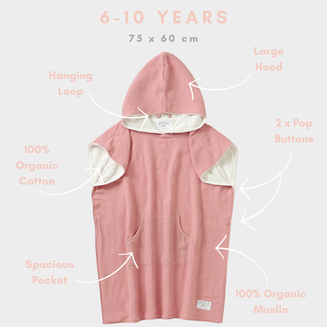 Hooded Beach Towel - Soft Hooded Towel for Babies and Kids, Premium Absorbent Fabric