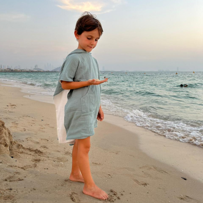 Hooded Beach Towel - Soft Hooded Towel for Babies and Kids, Premium Absorbent Fabric