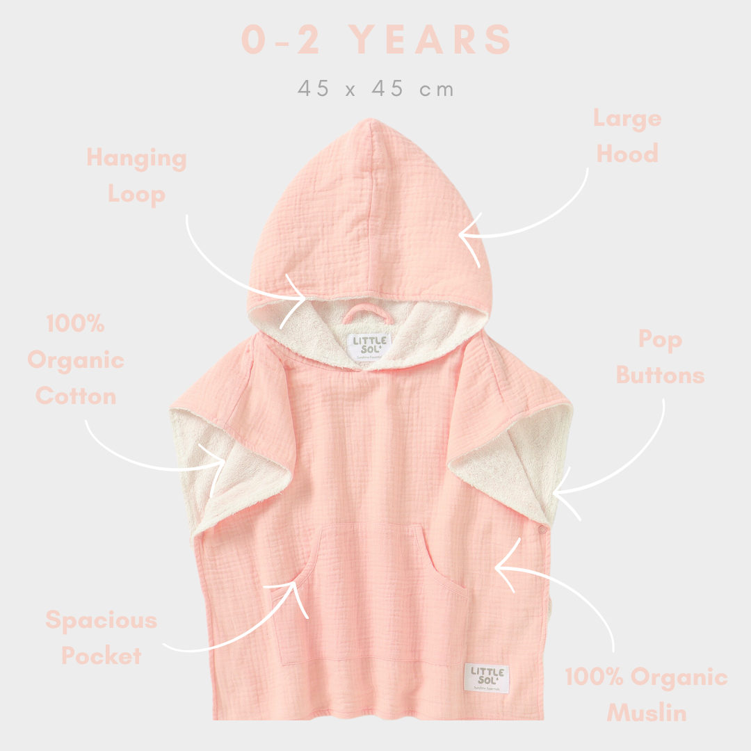 Hooded Beach Towel - Soft Hooded Towel for Babies and Kids, Premium Absorbent Fabric