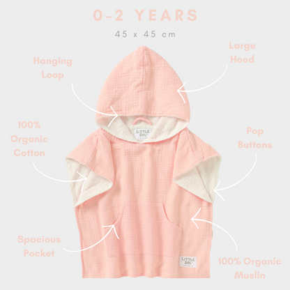 Hooded Beach Towel - Soft Hooded Towel for Babies and Kids, Premium Absorbent Fabric