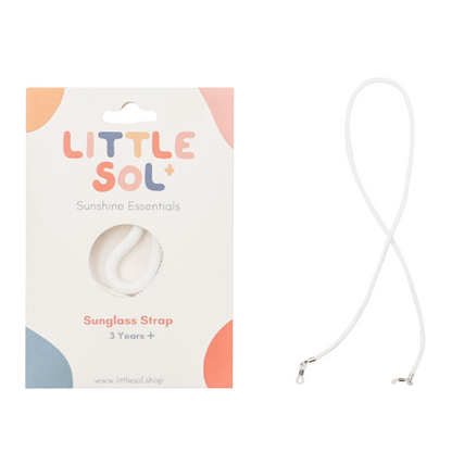 LITTLE SOL+ | Sunglass Strap - Frost White | 100% Durable
