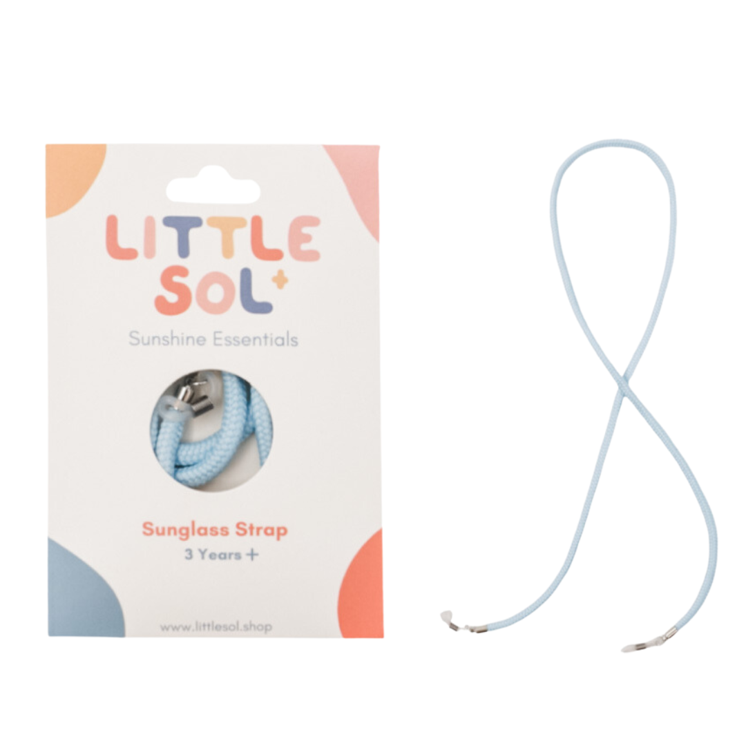 LITTLE SOL+ | Sunglass Strap - Ice Blue | 100% Durable