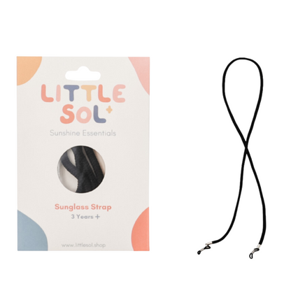 LITTLE SOL+ | Sunglass Strap - Onyx Black | 100% Durable