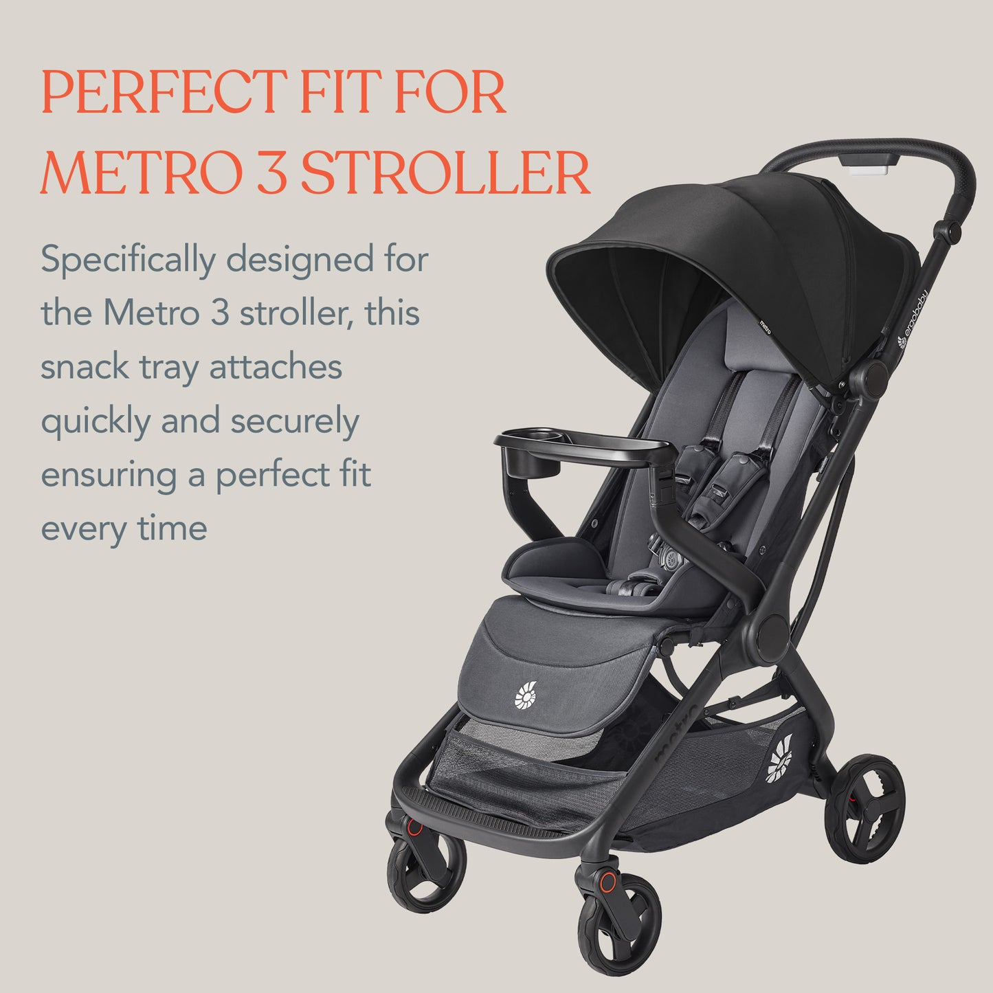 Metro 3 Snack Tray