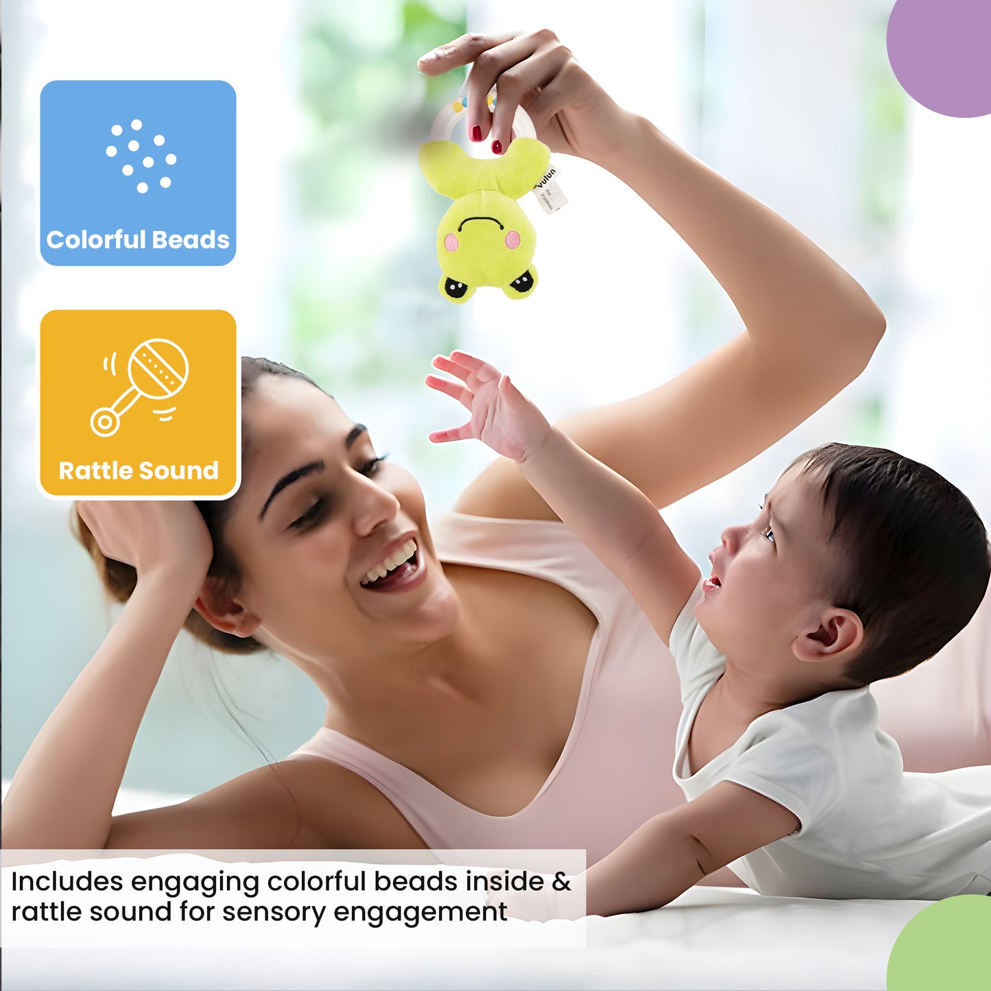 Playtime Ring Rattle for Kids