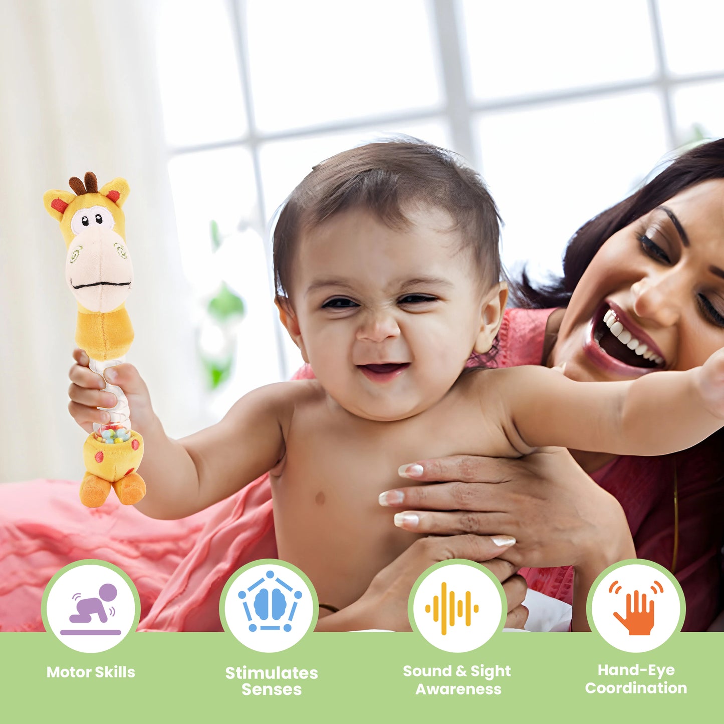 Playtime Ring Rattle for Kids