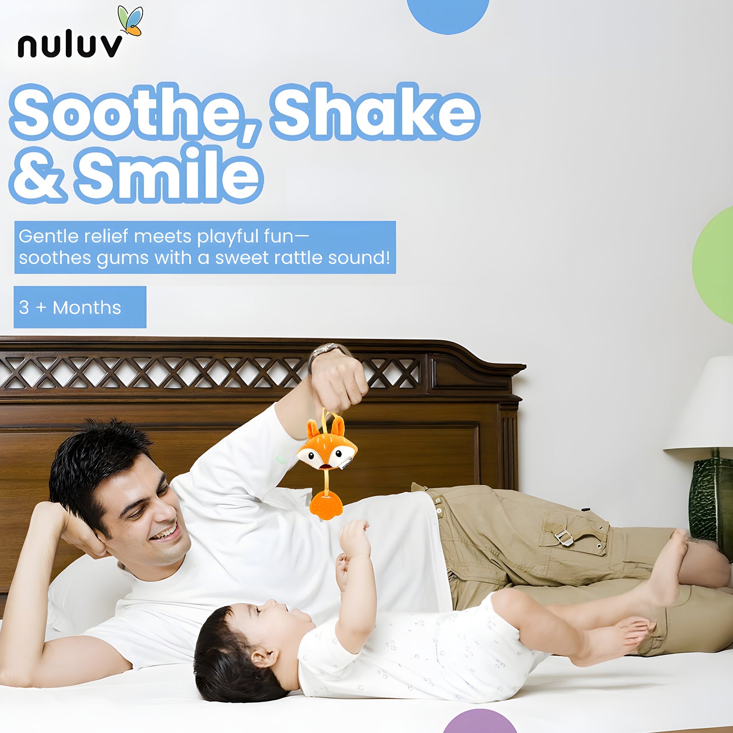 Playtime Ring Rattle for Kids