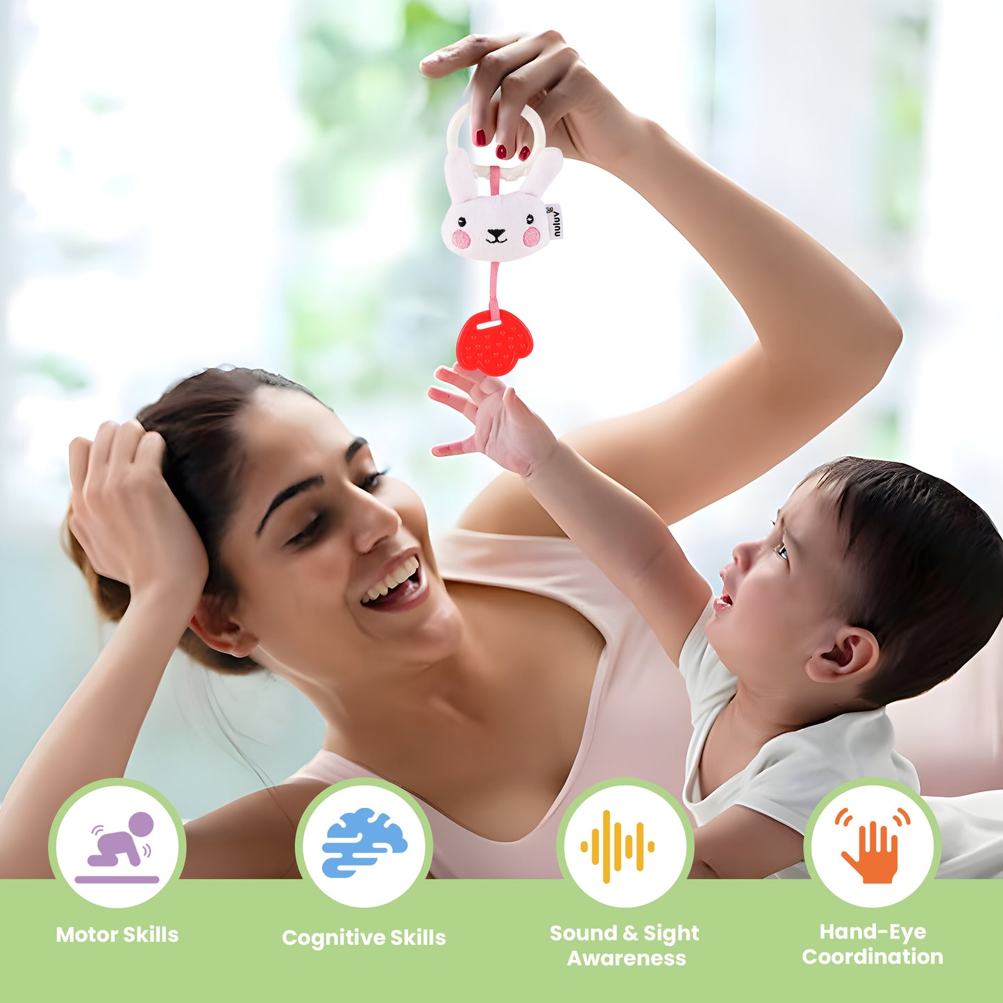 Playtime Ring Rattle for Kids