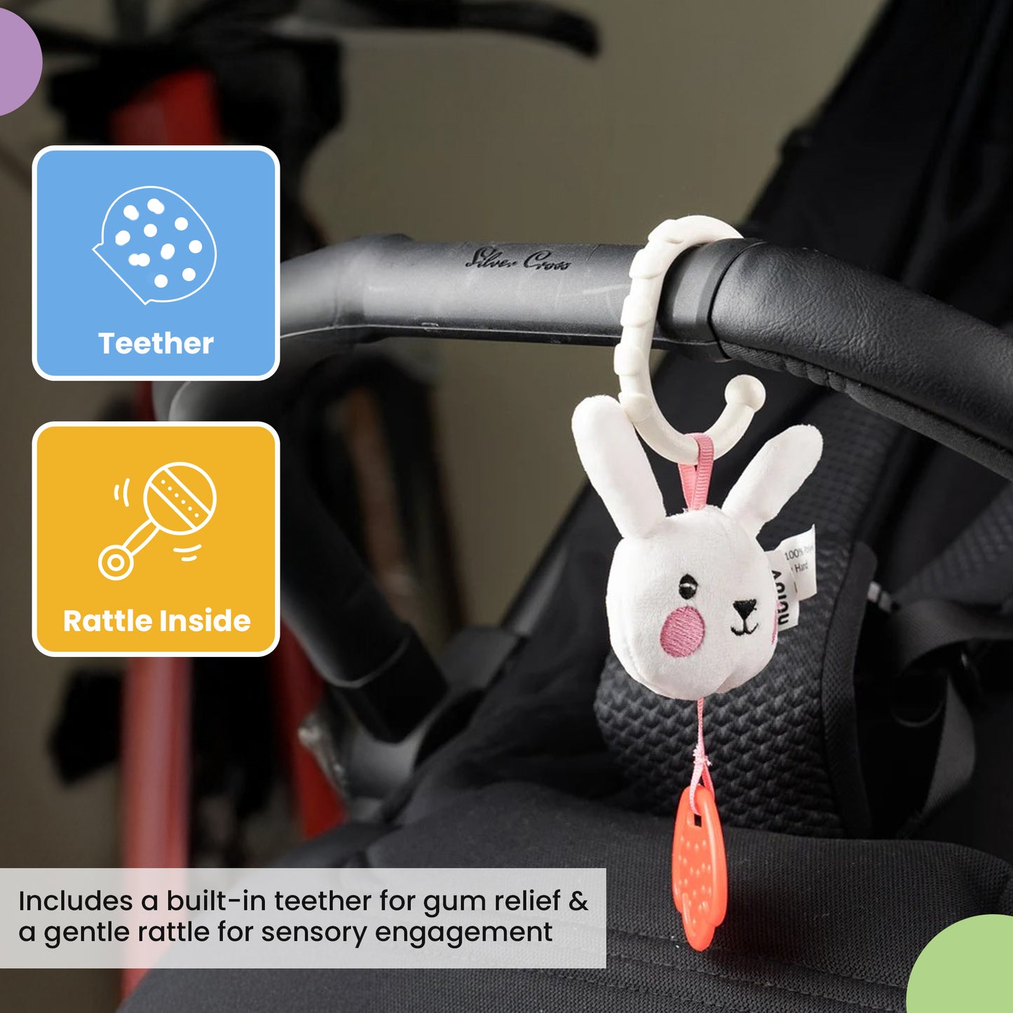 Playtime Ring Rattle for Kids